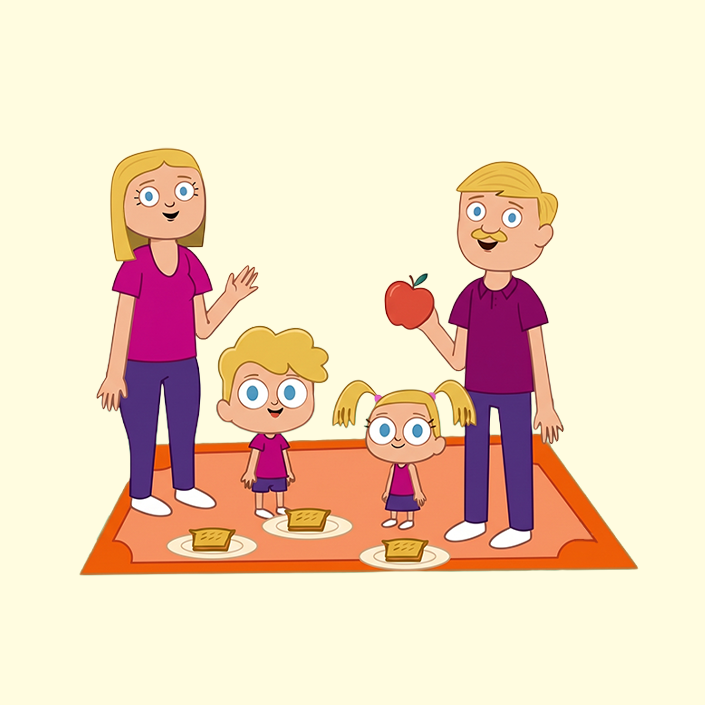 A man, his wife, and children holding each other, highlighting the importance of family bonding.